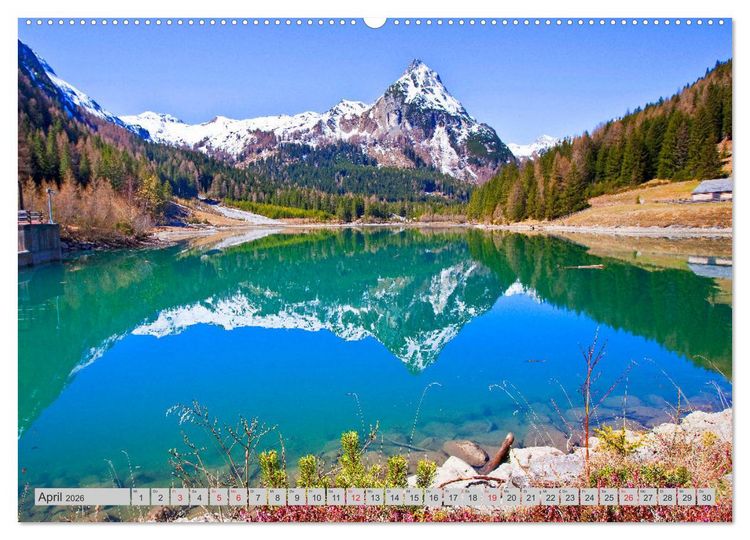 Produktbild: Naturpark Riedingtal (hochwertiger Premium Wandkalender 2026 DIN A2 quer), Kunstdruck in Hochglanz