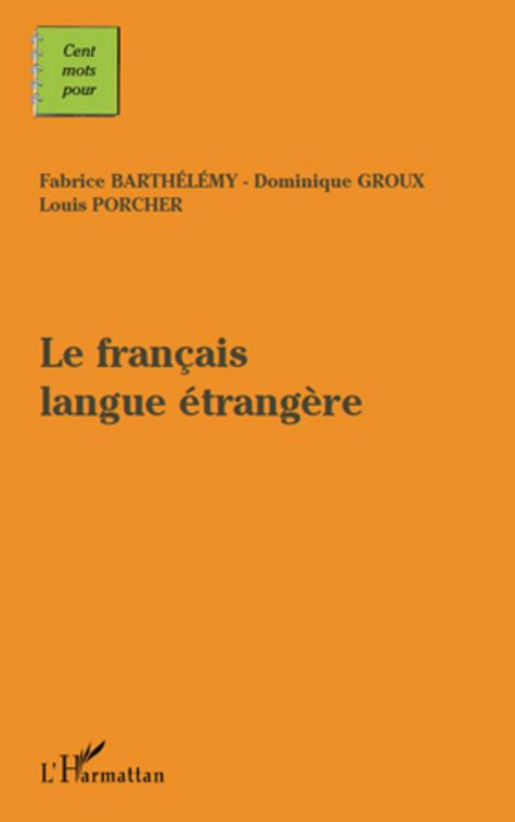 Produktbild: Le francais langue etangere