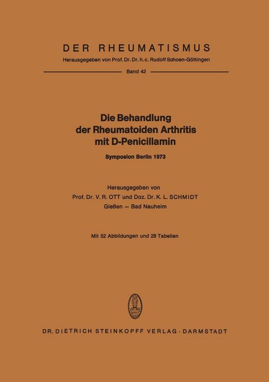 Produktbild: Die Behandlung der Rheumatoiden Arthritis mit D-Penicillamin