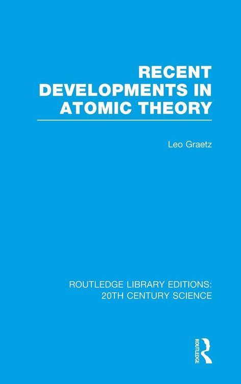 Produktbild: Recent Developments in Atomic Theory