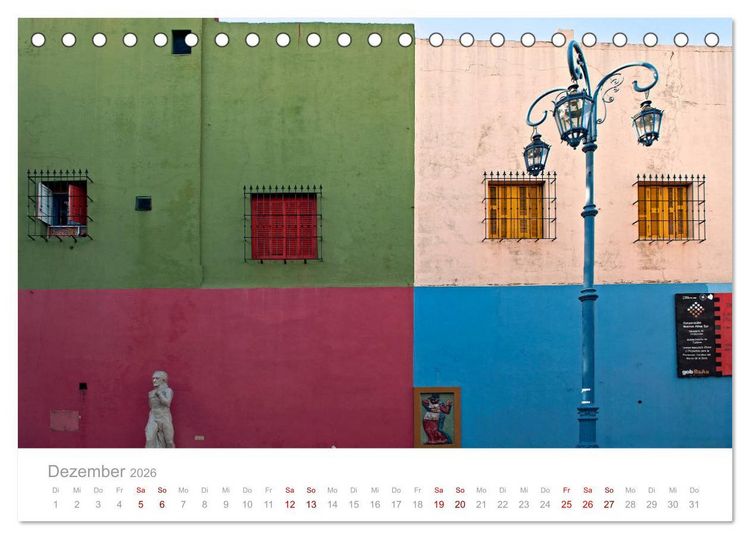 Produktbild: Geliebtes Buenos Aires (Tischkalender 2026 DIN A5 quer), CALVENDO Monatskalender