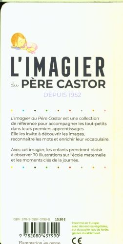 Produktbild: L'imagier du P&egrave;re Castor : l'&eacute;cole maternelle : 70 images, 70 mots