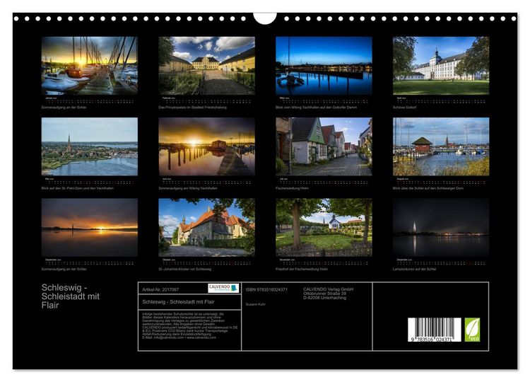 Produktbild: Schleswig - Schleistadt mit Flair (Wandkalender 2026 DIN A3 quer), CALVENDO Monatskalender