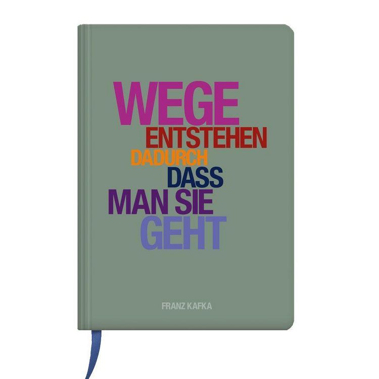 Produktbild: Notizbuch A5 Hardcover Wege