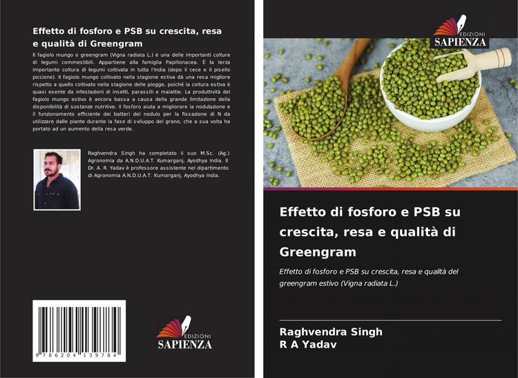 Produktbild: Effetto di fosforo e PSB su crescita, resa e qualit&agrave; di Greengram