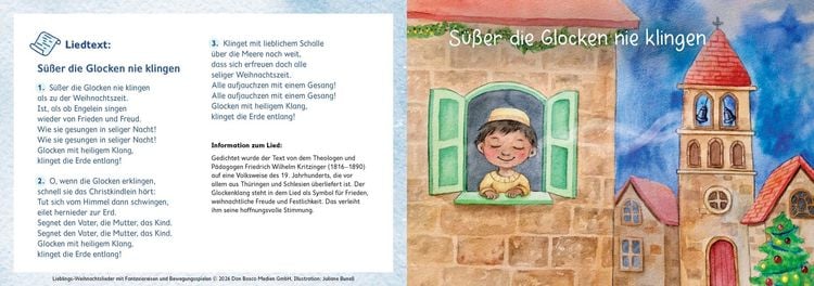 Produktbild: Lieblings-Weihnachtslieder mit Fantasiereisen und Bewegungsspielen
