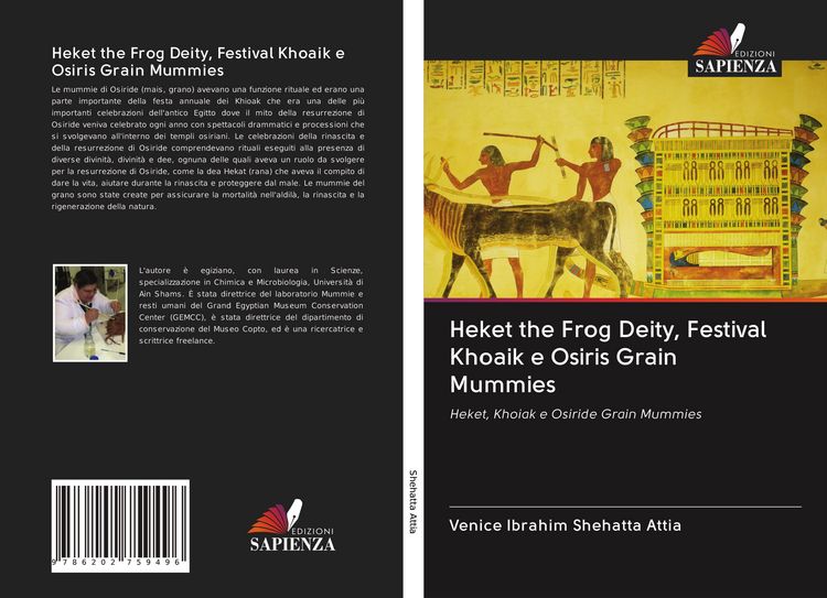 Produktbild: Heket the Frog Deity, Festival Khoaik e Osiris Grain Mummies
