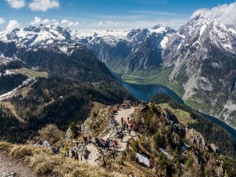 Produktbild: CALVENDO Puzzle Jenner - K&ouml;nigssee | 1000 Teile Lege-Gr&ouml;&szlig;e 64x48cm Foto-Puzzle f&uuml;r gl&uuml;ckliche Stunden