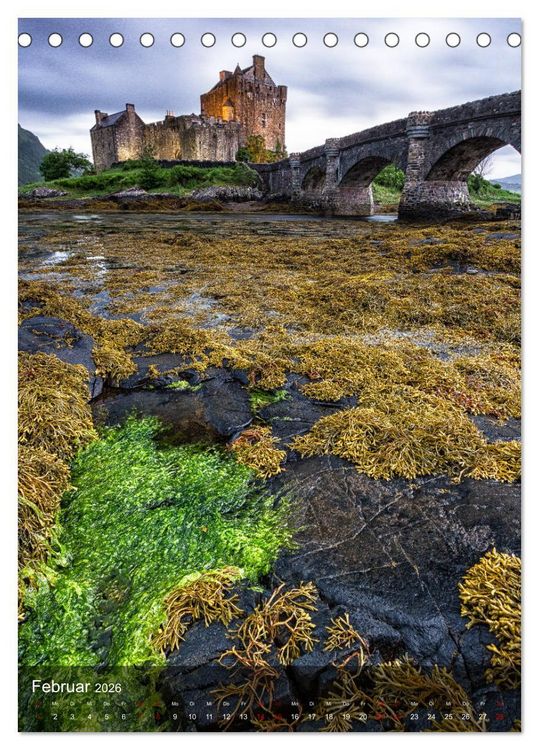 Produktbild: Schottland: Highlands und die Isle of Skye (Tischkalender 2026 DIN A5 hoch), CALVENDO Monatskalender