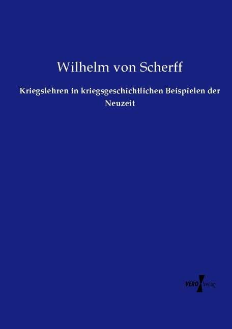 Produktbild: Kriegslehren in kriegsgeschichtlichen Beispielen der Neuzeit