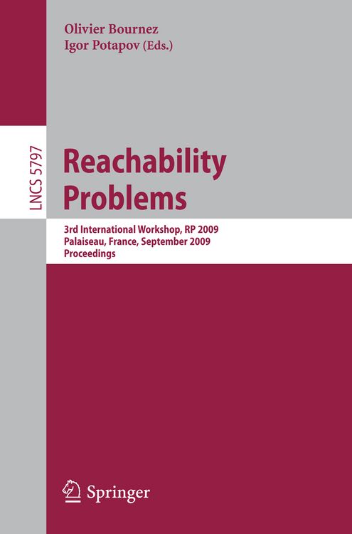 Produktbild: Reachability Problems