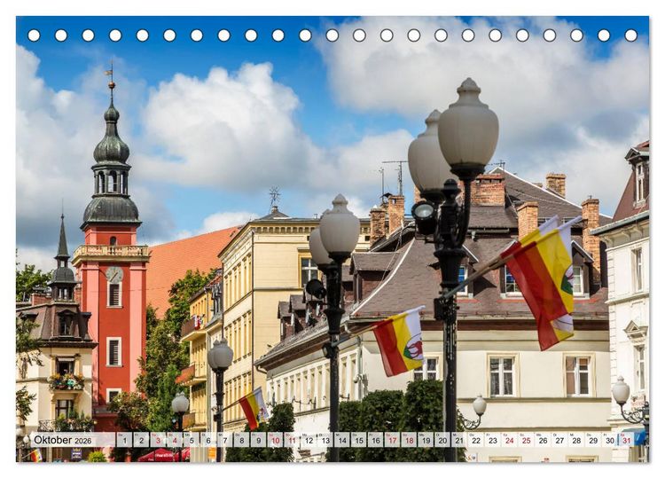 Produktbild: NIEDERSCHLESIEN Sommerliche Impressionen (Tischkalender 2026 DIN A5 quer), CALVENDO Monatskalender