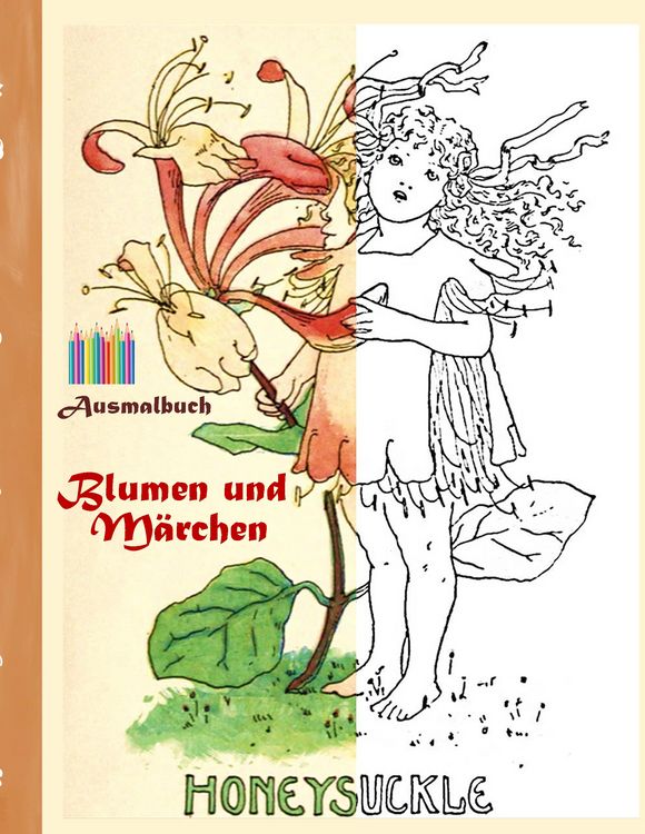 Produktbild: Blumen und M&auml;rchen (Ausmalbuch)