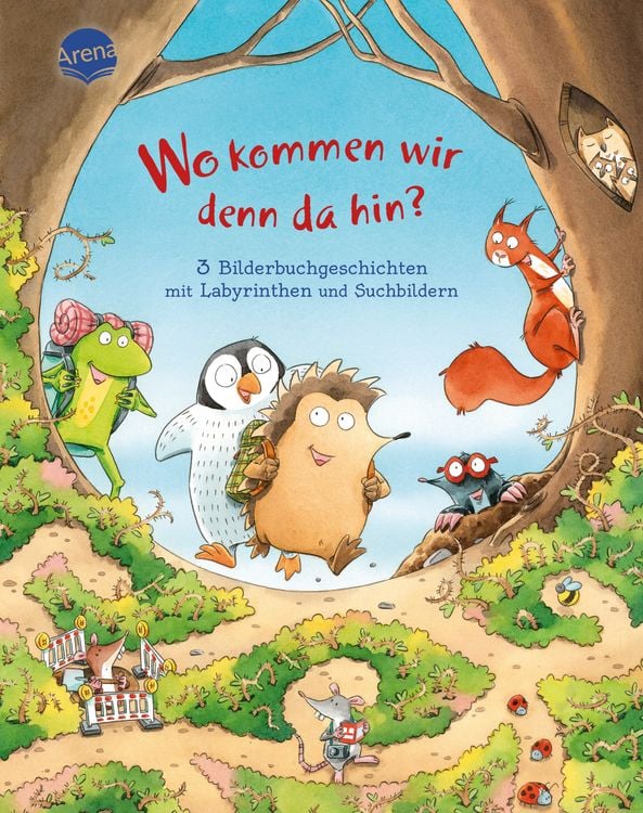 Produktbild: Wo kommen wir denn da hin? 3 Bilderbuchgeschichten mit Labyrinthen und Suchbildern