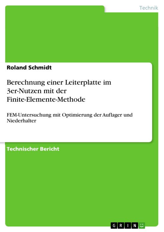 Produktbild: Berechnung einer Leiterplatte im 3er-Nutzen mit der Finite-Elemente-Methode
