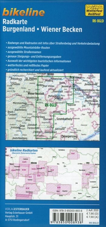Produktbild: Burgenland - Wiener Becken 1: 100 000
