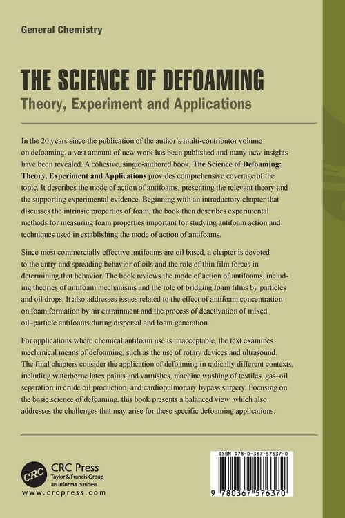 Produktbild: The Science of Defoaming