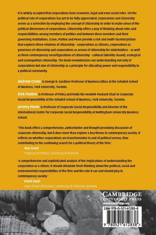 Produktbild: Corporations and Citizenship