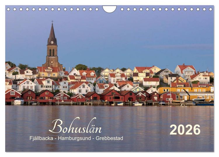 Produktbild: Bohusl&auml;n Fj&auml;llbacka - Hamburgsund - Grebbestad 2026 (Wandkalender 2026 DIN A4 quer), CALVENDO Monatskalender