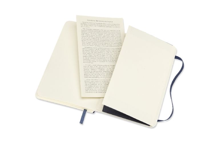 Produktbild: MOLESKINE NOTIZBUCH P/A6, BLANKO, SOFT COVER, SAPHIR