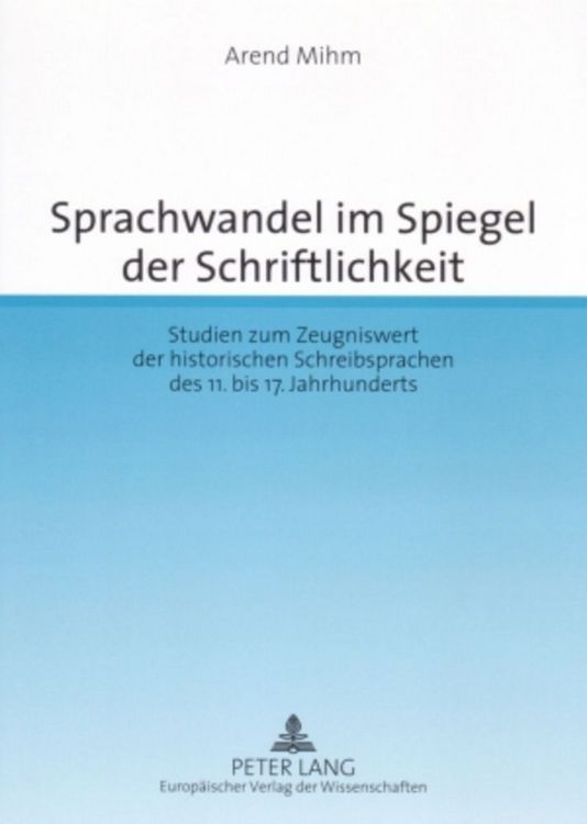Produktbild: Sprachwandel im Spiegel der Schriftlichkeit