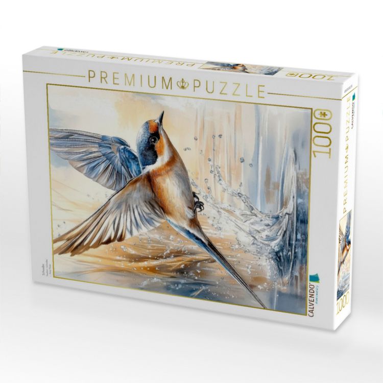 Produktbild: CALVENDO Puzzle Schwalbe | 1000 Teile Lege-Gr&ouml;&szlig;e 64x48cm Foto-Puzzle f&uuml;r gl&uuml;ckliche Stunden