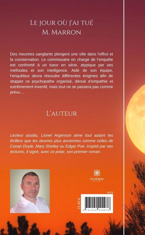 Produktbild: Lionel Argenson: Jour o&ugrave; j'ai tu&eacute; M. Marron