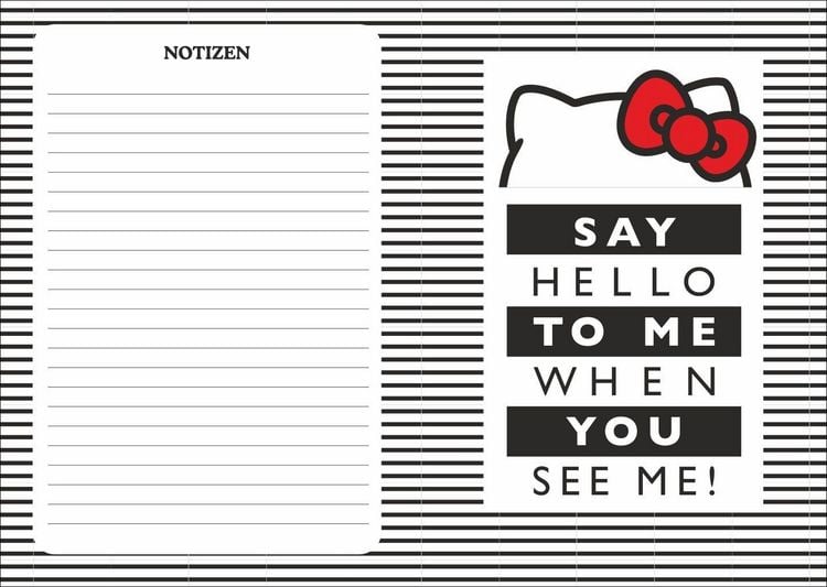 Produktbild: Hello Kitty 17-Monats-Kalenderbuch A5 2027 - 17 Monate. Von August 2026 bis Dezember 2027