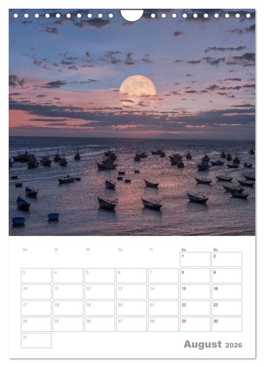 Produktbild: VOLLMOND-Planer - Im Licht der Nacht (Wandkalender 2026 DIN A4 hoch), CALVENDO Monatskalender