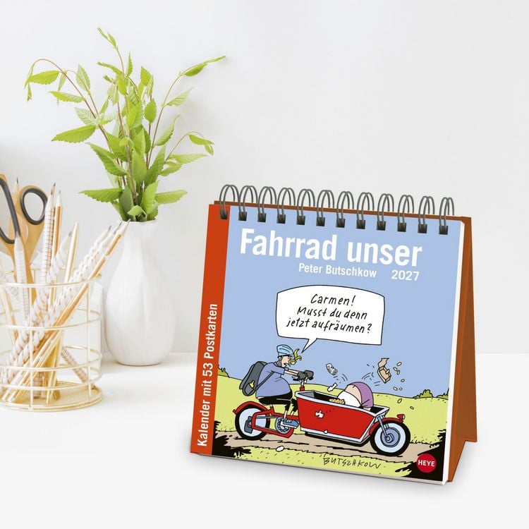 Produktbild: Peter Butschkow: Fahrrad unser Premium-Postkartenkalender 2027