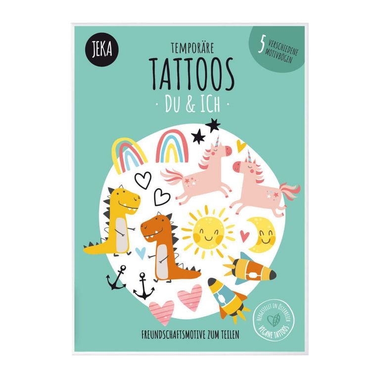 Produktbild: Tempor&auml;re Tattoos Du & Ich