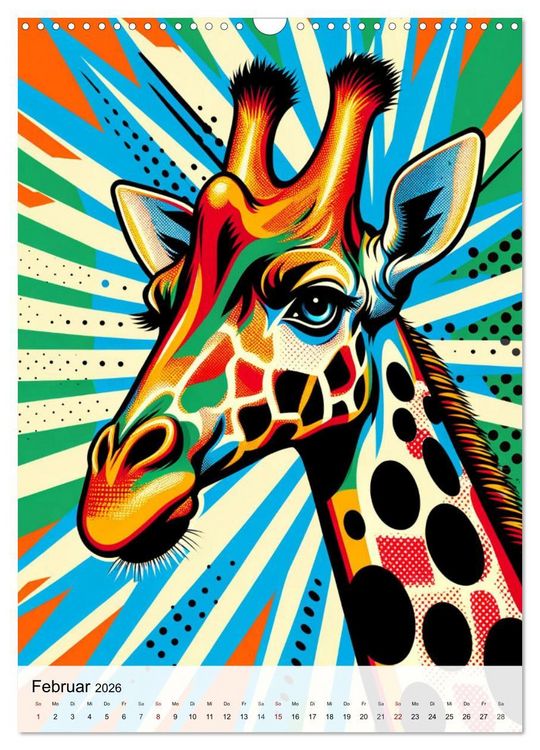 Produktbild: Pop Art - In der &Auml;ra der K&uuml;nstlichen Intelligenz (Wandkalender 2026 DIN A3 hoch), CALVENDO Monatskalender