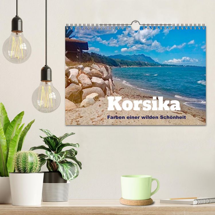 Produktbild: Korsika - Farben einer wilden Sch&ouml;nheit (Wandkalender 2026 DIN A4 quer), CALVENDO Monatskalender