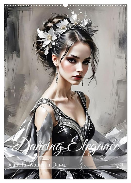 Produktbild: Dancing Elegance (Wall Calendar 2026 DIN A2 portrait), CALVENDO 12 Month Wall Calendar