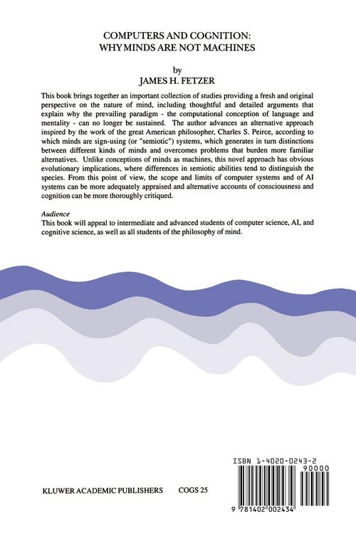 Produktbild: Computers and Cognition: Why Minds are not Machines