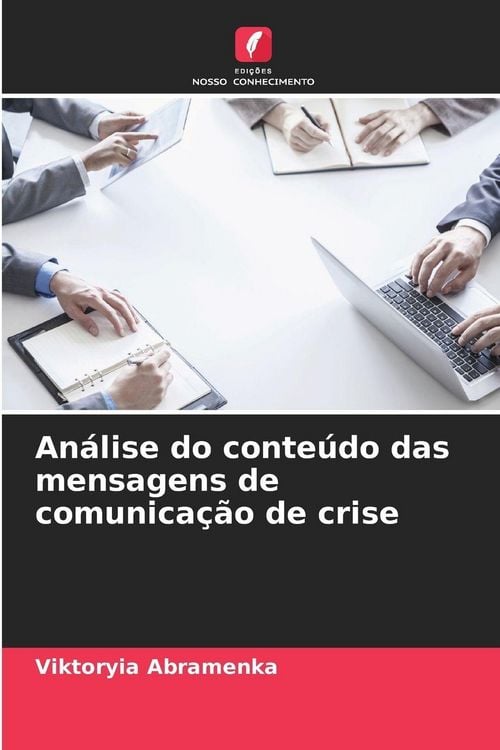 Produktbild: An&aacute;lise do conte&uacute;do das mensagens de comunica&ccedil;&atilde;o de crise