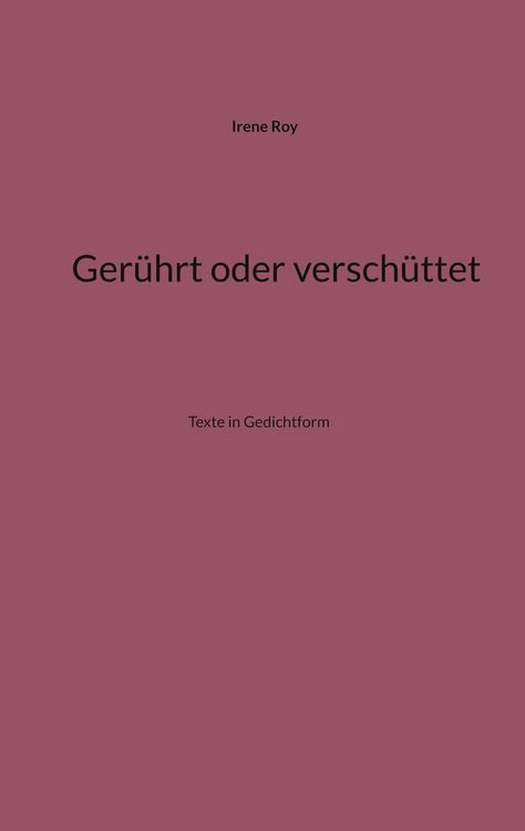 Produktbild: Ger&uuml;hrt oder versch&uuml;ttet