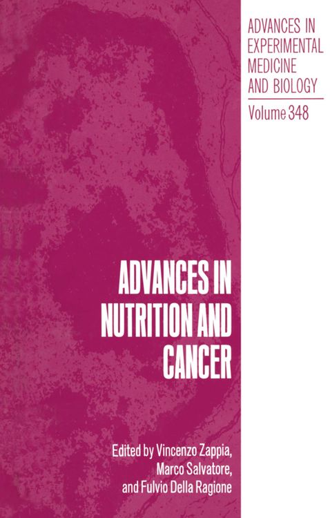 Produktbild: Advances in Nutrition and Cancer