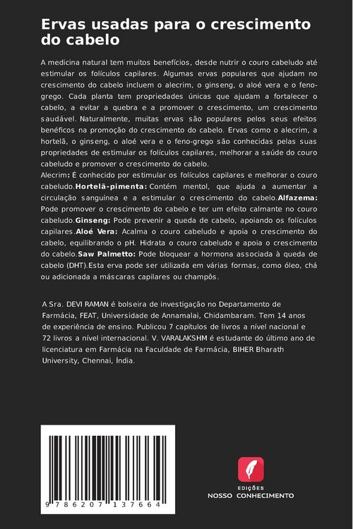 Produktbild: Ervas usadas para o crescimento do cabelo