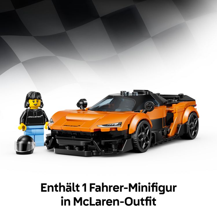 Produktbild: LEGO 77257 Speed Champions McLaren W1, Rennauto, Bauset mit Modellauto