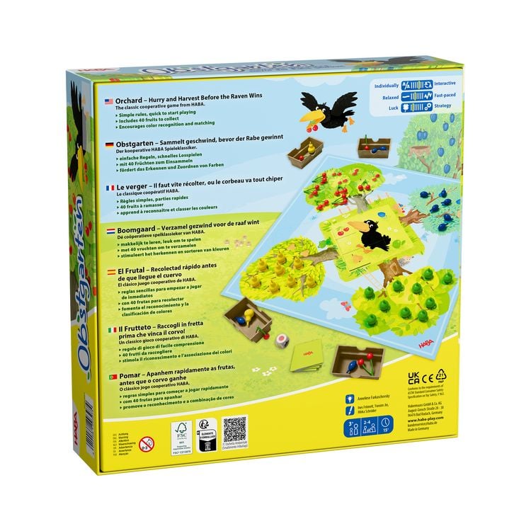 Produktbild: HABA 2013838001 - Obstgarten, W&uuml;rfelspiel