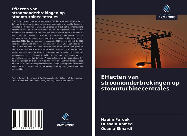 Produktbild: Effecten van stroomonderbrekingen op stoomturbinecentrales