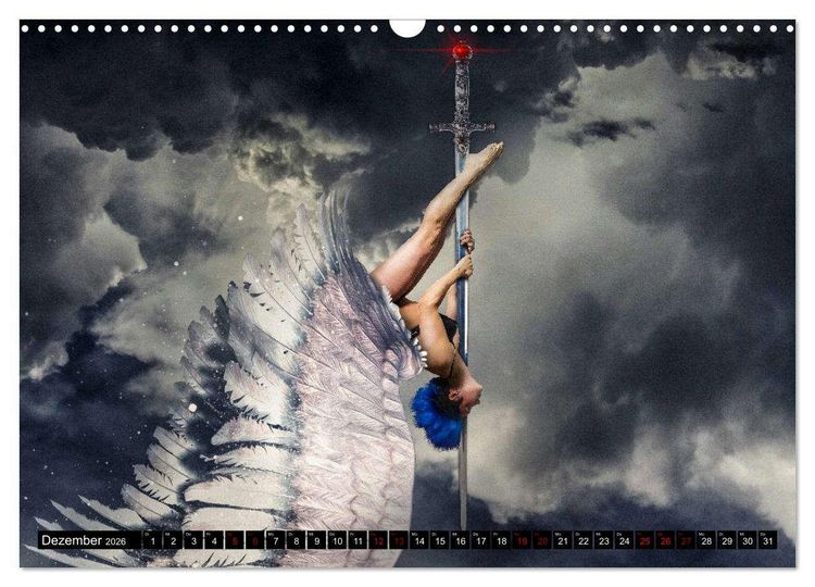 Produktbild: Pole Dance Engel (Wandkalender 2026 DIN A3 quer), CALVENDO Monatskalender