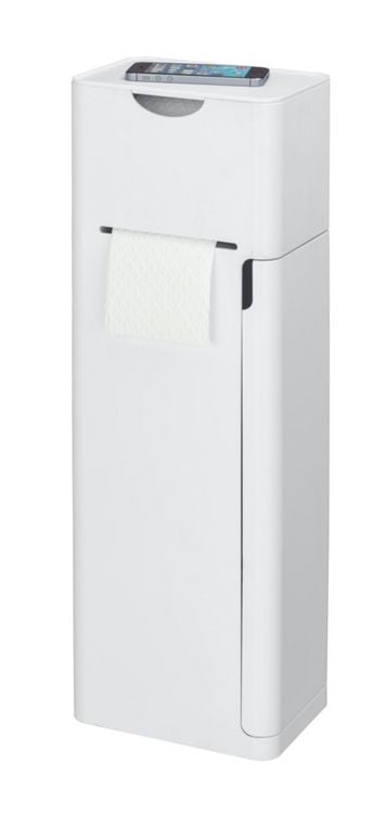 Produktbild: Stand WC-Garnitur Mod. Imon 6 in 1 Wei&szlig; matt, mit Ablage