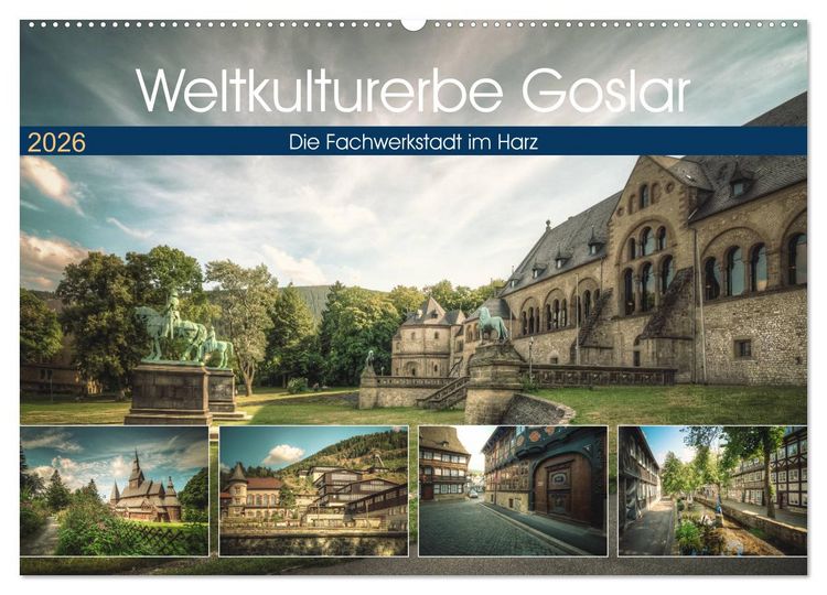 Produktbild: Weltkulturerbe Goslar (Wandkalender 2026 DIN A2 quer), CALVENDO Monatskalender