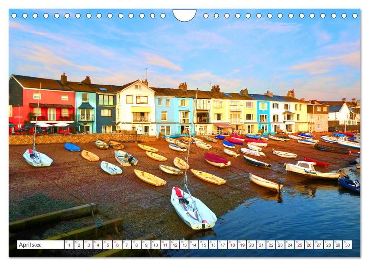 Produktbild: S&uuml;dengland - On the road in Devon und Cornwall (Wandkalender 2026 DIN A4 quer), CALVENDO Monatskalender