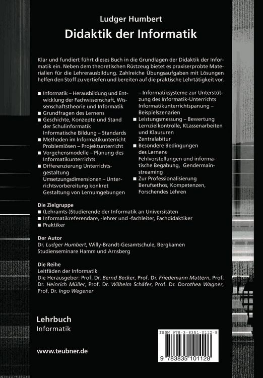 Produktbild: Didaktik der Informatik