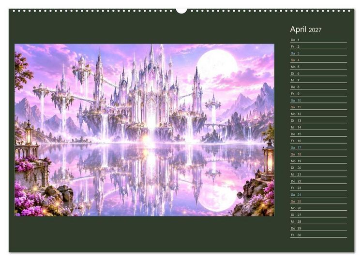 Produktbild: M&auml;rchenh&auml;user von morgen (Wandkalender 2027 DIN A2 quer), CALVENDO Monatskalender
