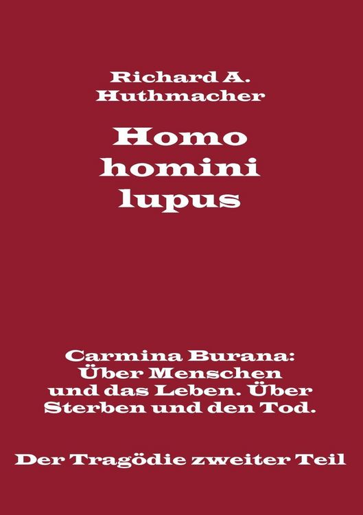 Produktbild: Homo homini lupus. Der Trag&ouml;die zweiter Teil