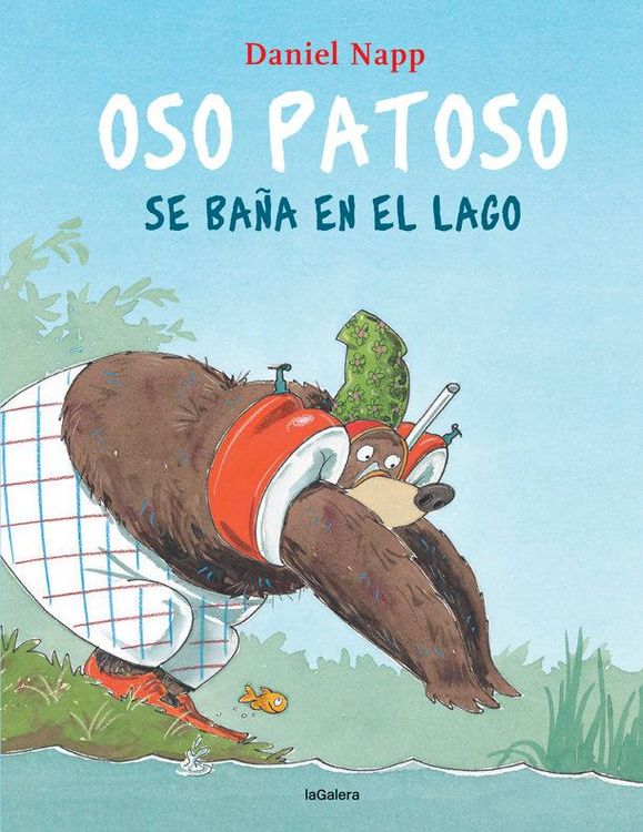 Produktbild: Oso Patoso se ba&ntilde;a en el lago